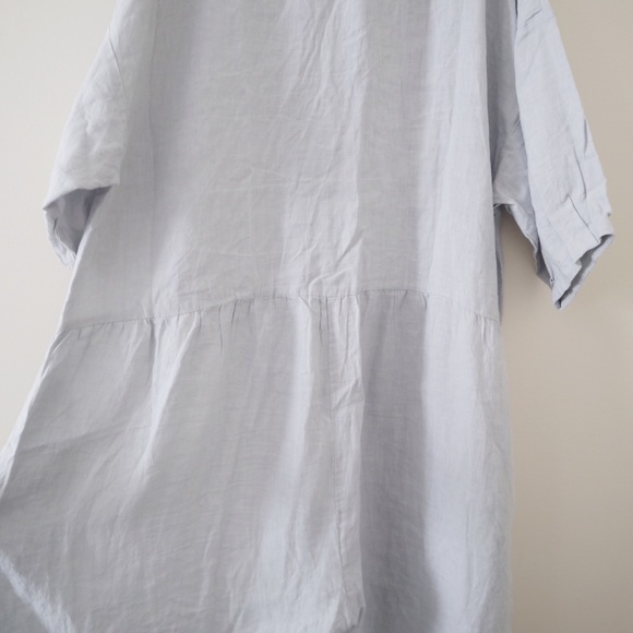 Ilana Kohn Steven Linen Jumpsuit Light Blue - Picture 6 of 8